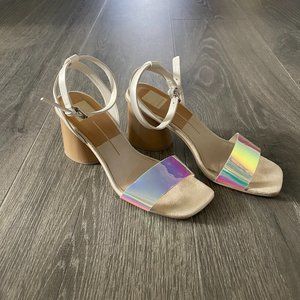Women's Iridescent Dolce Vita Ankle Strap Sandals (Size 8.5)